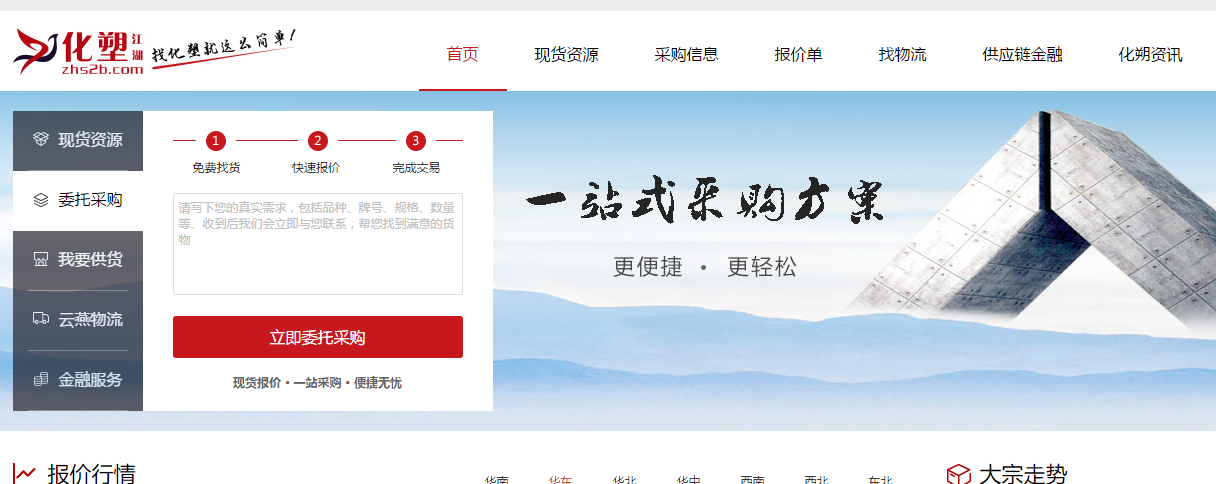“化塑江湖”平臺(tái)上線 構(gòu)建化塑交易雙贏局面 title=